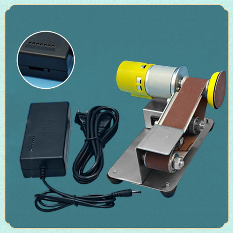 🔧 50 % RABATT NU! ⚡ Mini elektrisk bandslipmaskin & polermaskin – variabel hastighet, ren kopparmotor & 15° väsningsguide – perfekt för metall, trä och plast 🛠️