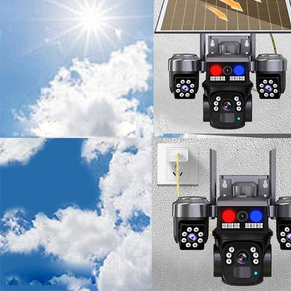Soldriven Trådlös Säkerhetskamera