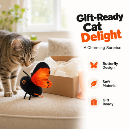 🦋🐱 Leksak med smart sensor och vingslagande fjäril – 50 % rabatt! Rörelseaktiverad, realistisk flygning, interaktivt nöje – håller din katt sysselsatt i timmar. 🔥✨