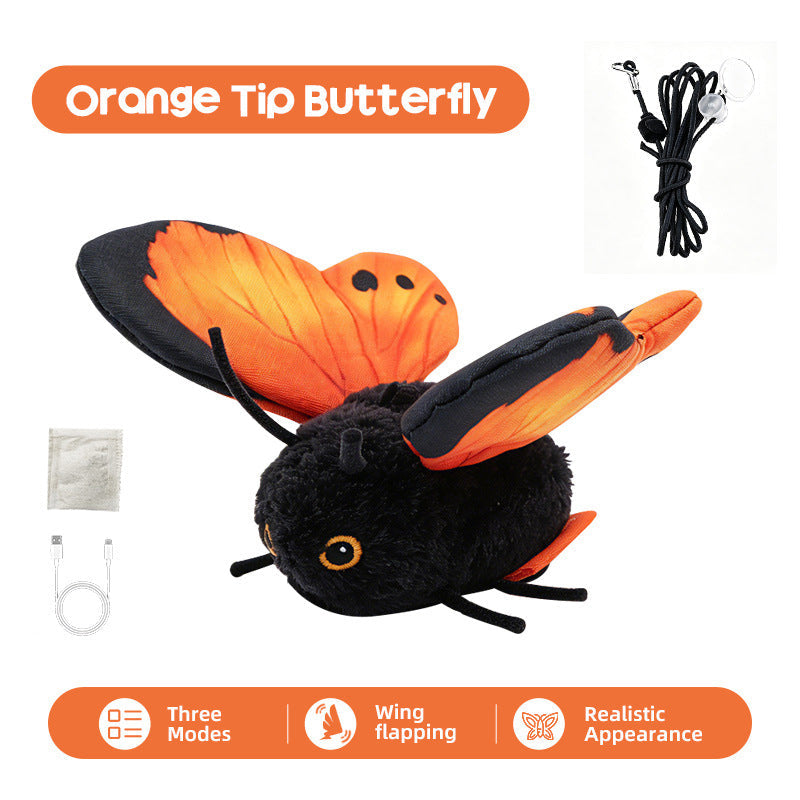 🦋🐱 Leksak med smart sensor och vingslagande fjäril – 50 % rabatt! Rörelseaktiverad, realistisk flygning, interaktivt nöje – håller din katt sysselsatt i timmar. 🔥✨