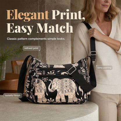 Dam Elegant Nylon Reseaxelväska Din Vardagliga Följeslagare