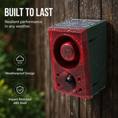 50% RABATT NU! Solärdriven Larmlykta – Solcellsdriven, rörelsesensor & stark LED – Perfekt för uppfarter, trädgårdar & nattssäkerhet