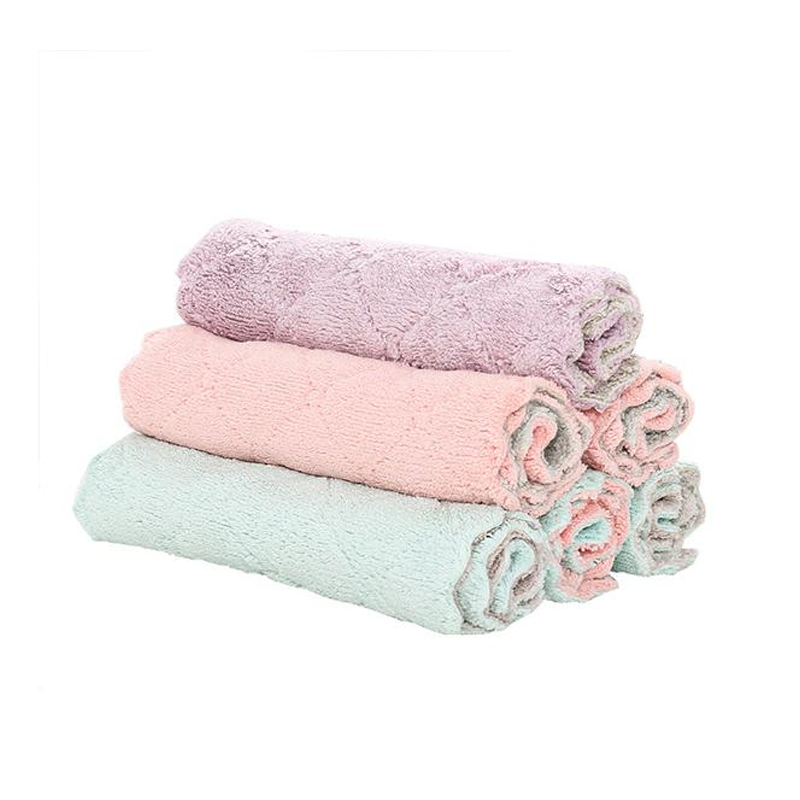 📢📢50% RABATT!! ⏰Mjuk Mikrofiberduk med Dubbla Sidor för Rengöring