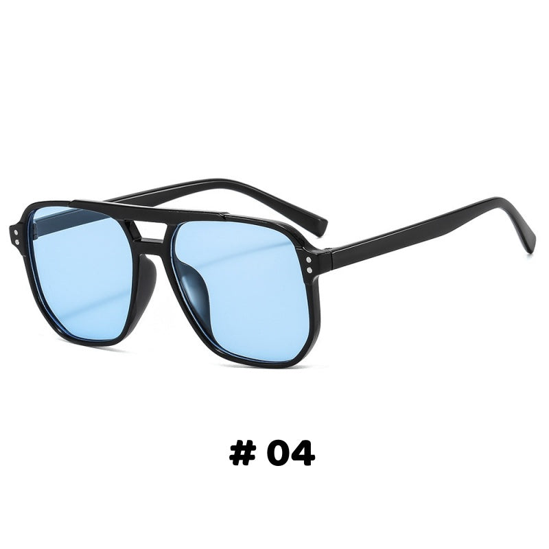 Unisex solglasögon med UV-skydd och modernt mode