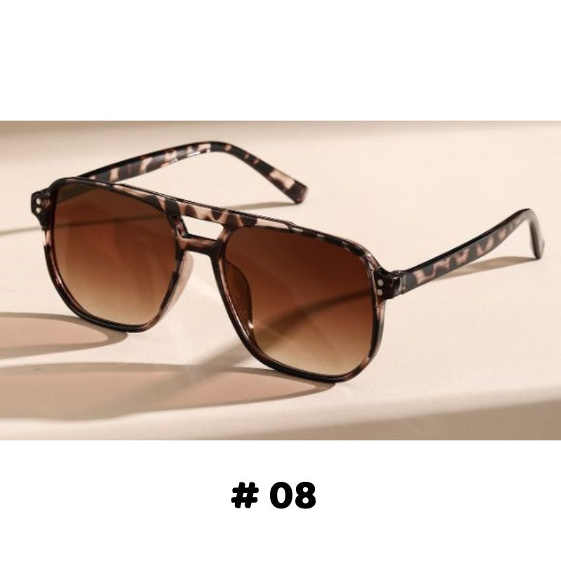 Unisex solglasögon med UV-skydd och modernt mode
