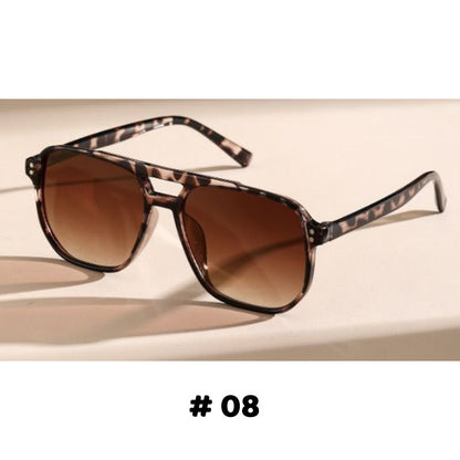 Unisex solglasögon med UV-skydd och modernt mode
