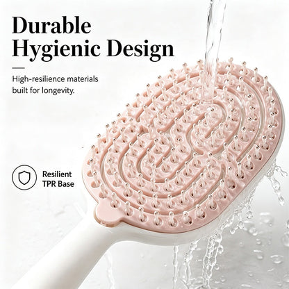 💁‍♀️ 50% RABATT! ✨ Damborste med avtagbar självrenande ventilerad design – Skonsam för håret