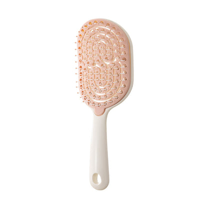 💁‍♀️ 50% RABATT! ✨ Damborste med avtagbar självrenande ventilerad design – Skonsam för håret