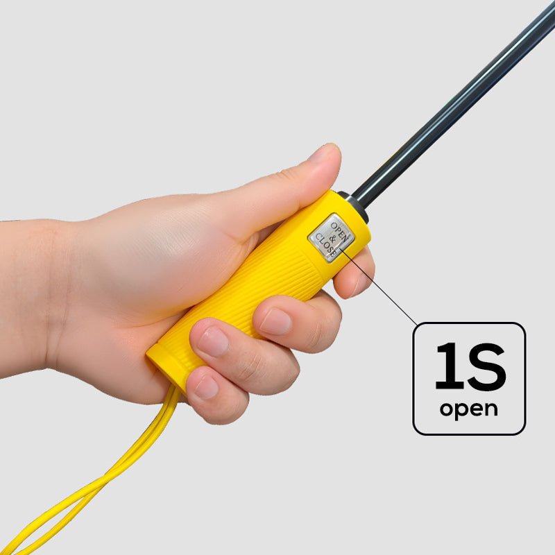 ⏰Stort Automatiskt Sol- & Regnskydd Paraply 125cm