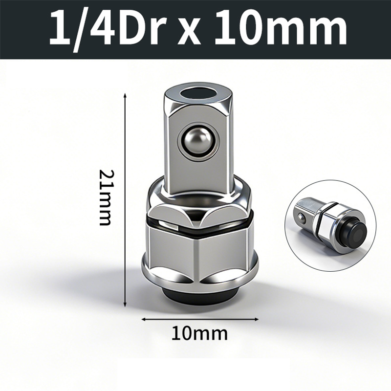 🔧 2026 Rea — Över 23 700 Sålda! 🔩 CR-V Stål Skrallnyckel Adapter Hylsomvandlare Set