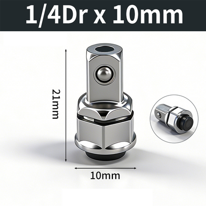 🔧 2026 Rea — Över 23 700 Sålda! 🔩 CR-V Stål Skrallnyckel Adapter Hylsomvandlare Set