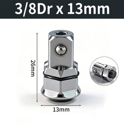 🔧 2026 Rea — Över 23 700 Sålda! 🔩 CR-V Stål Skrallnyckel Adapter Hylsomvandlare Set