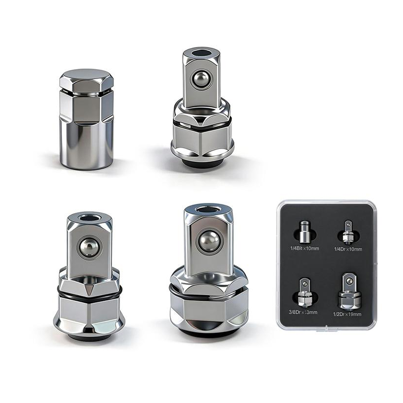 🔧 2026 Rea — Över 23 700 Sålda! 🔩 CR-V Stål Skrallnyckel Adapter Hylsomvandlare Set