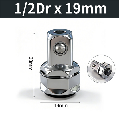 🔧 2026 Rea — Över 23 700 Sålda! 🔩 CR-V Stål Skrallnyckel Adapter Hylsomvandlare Set