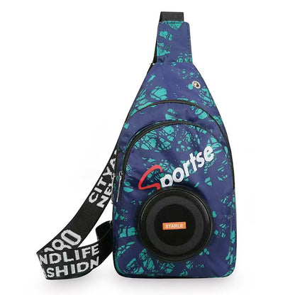 Portabel Bluetooth-Högtalarväska med LED-Lampor