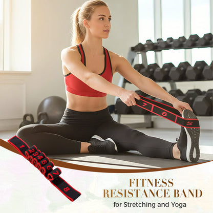 🧘 50 % RABATT NU! 💪 Stretch- & Yogaband med 8 Greppöglor – Förbättra Rörlighet, Balans & Flexibilitet ✨