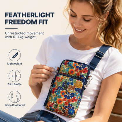 Tryckt Sport Armband & Crossbody Väska