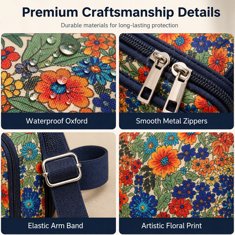 Tryckt Sport Armband & Crossbody Väska