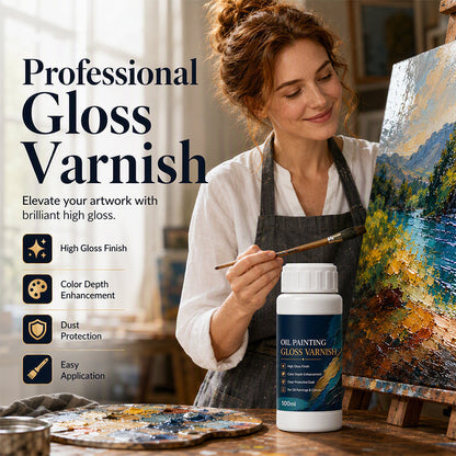 🎨 TIDSBEGRÄNSAD 49% RABATT! 💧 Gloss Boost Målarfernissa – Högglansig finish, UV-beständig & enkel att applicera – Skyddar & förhöjer ditt konstverk eller hantverk 🖌️