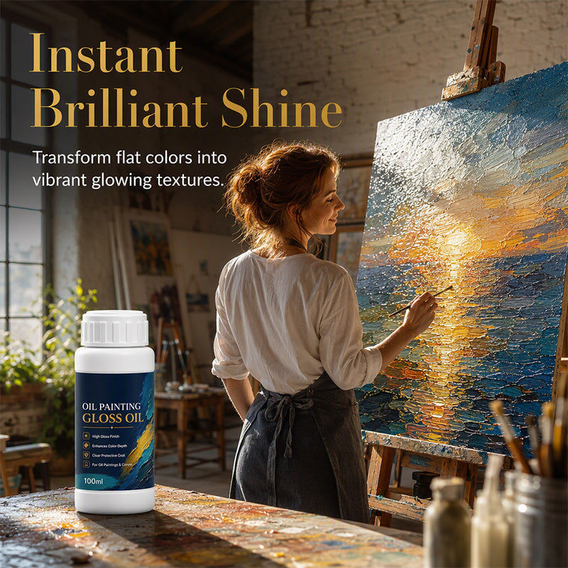 🎨 TIDSBEGRÄNSAD 49% RABATT! 💧 Gloss Boost Målarfernissa – Högglansig finish, UV-beständig & enkel att applicera – Skyddar & förhöjer ditt konstverk eller hantverk 🖌️