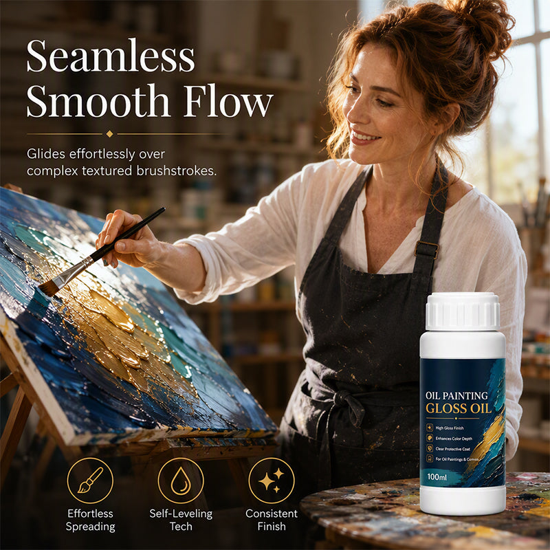 🎨 TIDSBEGRÄNSAD 49% RABATT! 💧 Gloss Boost Målarfernissa – Högglansig finish, UV-beständig & enkel att applicera – Skyddar & förhöjer ditt konstverk eller hantverk 🖌️