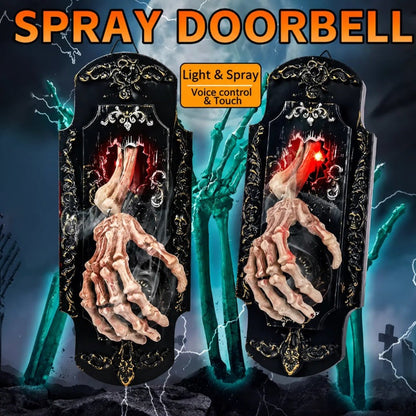 ⏳Tidsbegränsad 50% rabatt⏰ Spöklik Skalle Dörrklocka Hängdekoration💀🚪