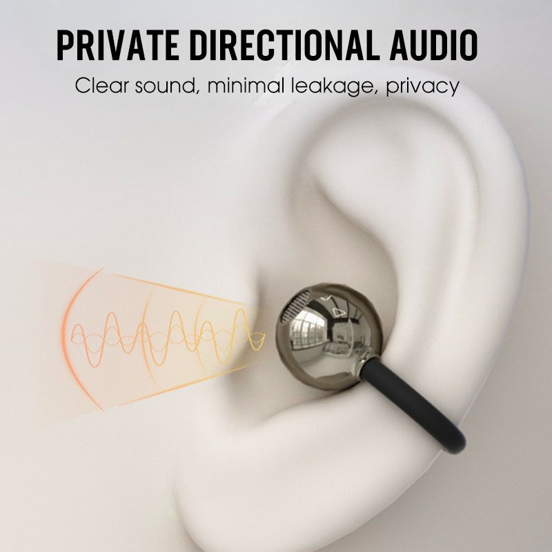 🎧 Bluetooth 6.0 Clip-On & In-Ear Trådlösa Hörlurar