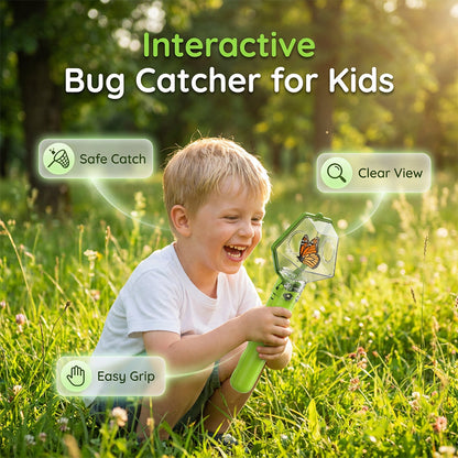 🛍️ 50 % RABATT! ✨ Interaktiv insektsfångare för barn – tydligt observationsfönster, ergonomiskt handtag och säker fångst och frisläppning 🔍