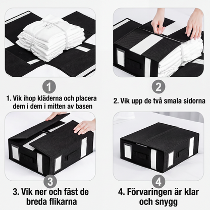 Perfekt present – Vikbar organiserare för lakan-set