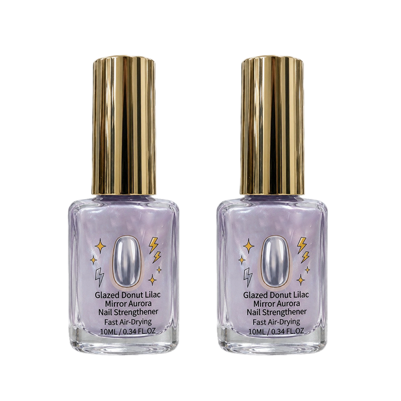 📢50% Rabatt Nu！💅Lila Glansig Spegelnegelförstärkare