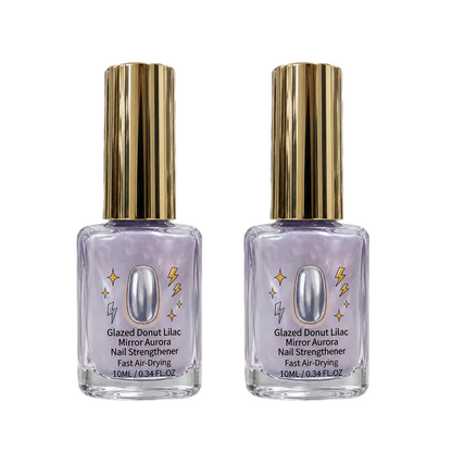 📢50% Rabatt Nu！💅Lila Glansig Spegelnegelförstärkare