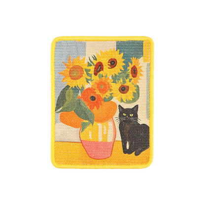 🎉 2026 Rea — Över 20 200 Sålda! 💞 Väggmonterad Konstnärlig Sisal Kattskrapa – Dekorativ 🐱