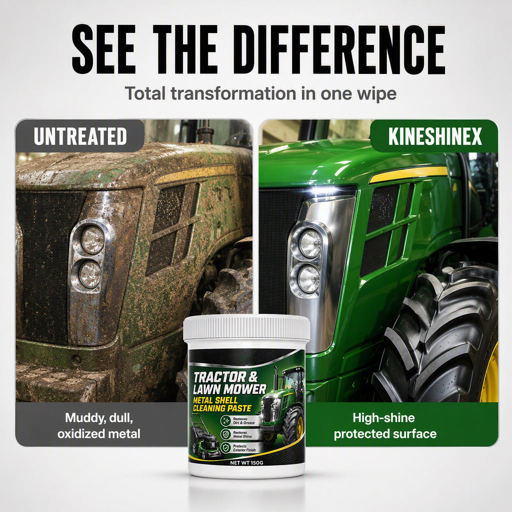🚜 Det där roste på din gräsklipparskiva? Borta på några minuter. Höghållfast rengöringspasta som återställer metallyta utan att repa. 💪