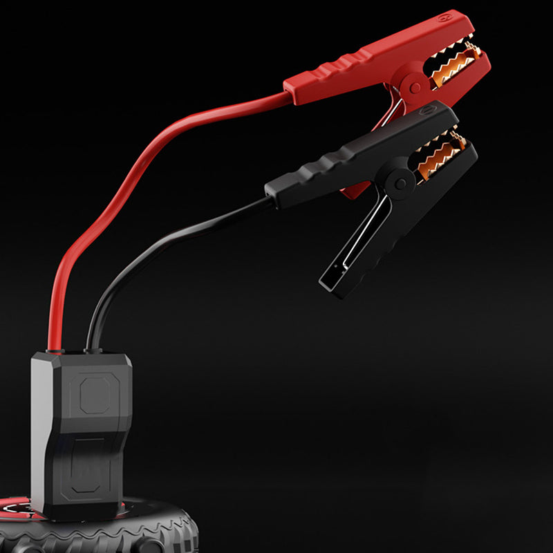 2-i-1: Starthjälp + Däckpump 🔋 — Kraftfull, kompakt och pålitlig bärbar kompressor ⚡ Perfekt för nödsituationer på vägen 🛠️