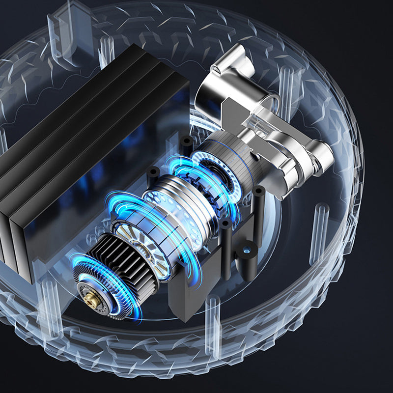 2-i-1: Starthjälp + Däckpump 🔋 — Kraftfull, kompakt och pålitlig bärbar kompressor ⚡ Perfekt för nödsituationer på vägen 🛠️