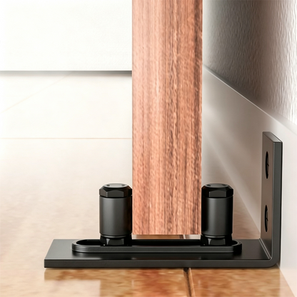 🚪 50 % RABATT NU! 🔧 Kraftig väggmonterad golvstyrning – justerbar, tyst rullning & hållbar – perfekt för skjutdörrar i hemmet 🏠