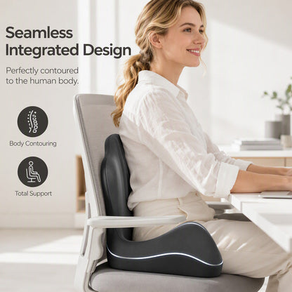 🪑 50 % RABATT NU! ✨ Ergonomisk Sittdyna i Memory Foam med Ryggstöd – Bekväm & Stödjande För Hem, Kontor & Bil