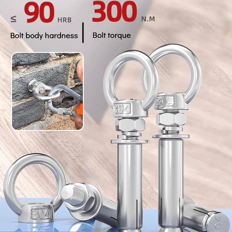 📢📢50% RABATT NU!! ⏰6PCS/Pack 304 rostfritt stål lyftring expansionsskruv