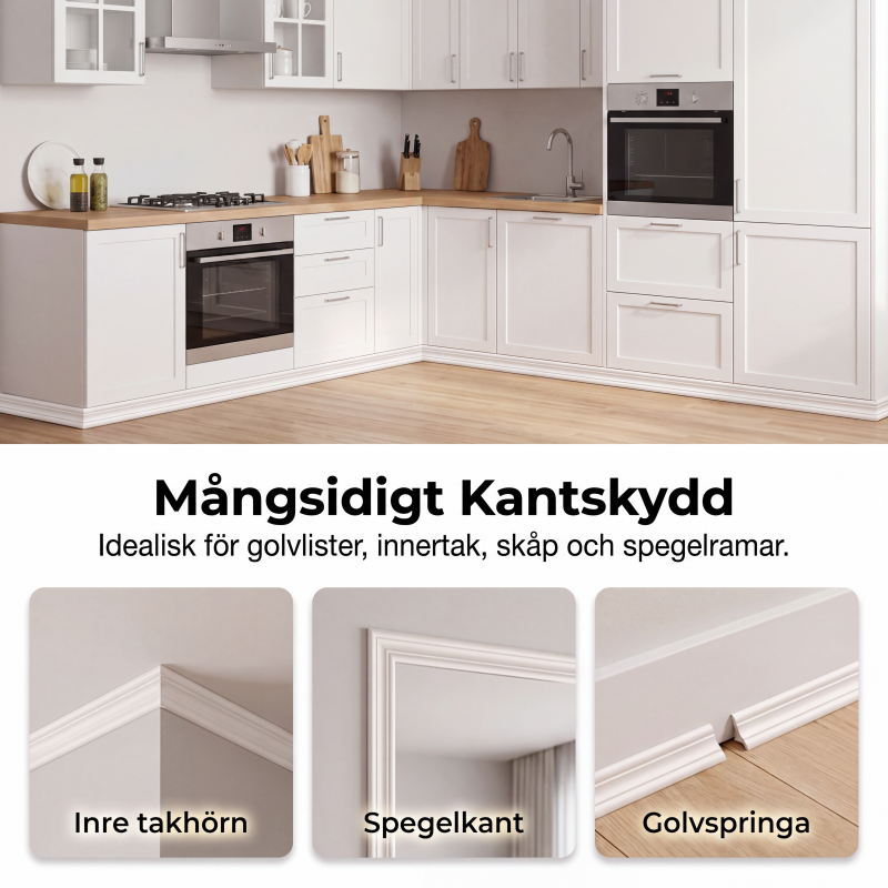 📢📢50 % RABATT !! ⏰Flexibel formgjutningslist för väggkanter