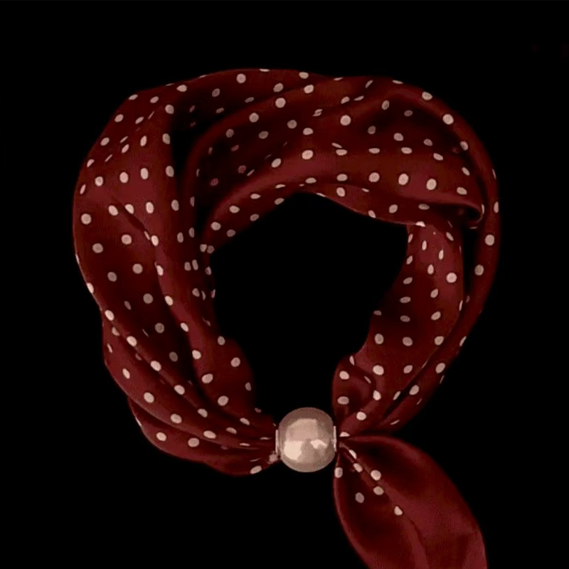 ⏳Begränsad tid 50% rabatt⏰ Knutfri Magnetisk Pärlspänne Mjuk Halsduk💟🧣