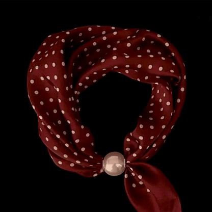 ⏳Begränsad tid 50% rabatt⏰ Knutfri Magnetisk Pärlspänne Mjuk Halsduk💟🧣