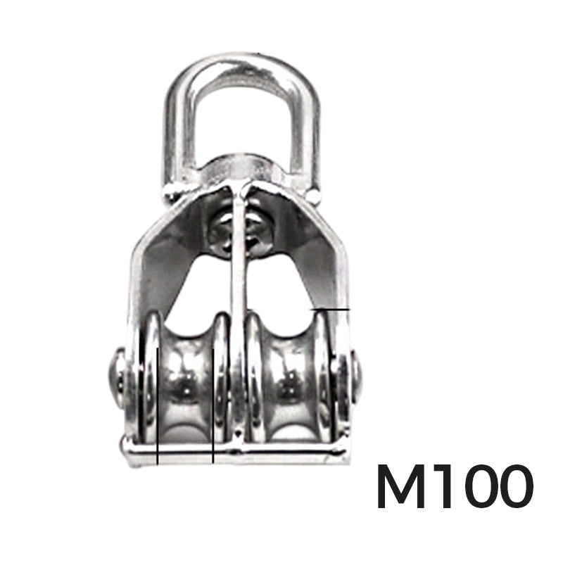 🔧Tidsbegränsad 50% rabatt!🛡️ 304 rostfritt stål lyfthjul med svängbar block för tung last 🔩