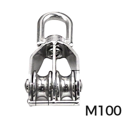 🔧Tidsbegränsad 50% rabatt!🛡️ 304 rostfritt stål lyfthjul med svängbar block för tung last 🔩