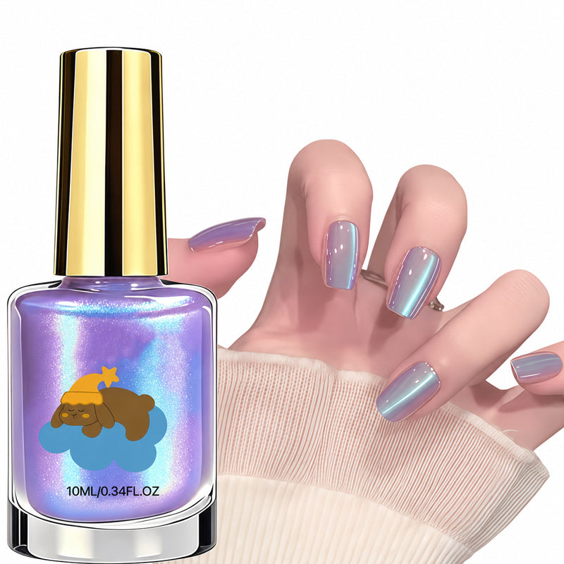 Glitter Aurora Kattöga Gellack