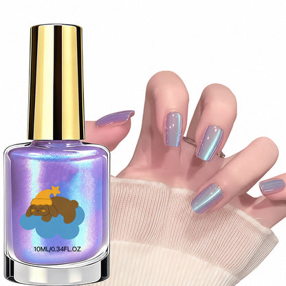 Glitter Aurora Kattöga Gellack