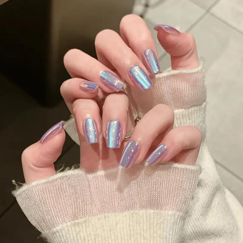 Glitter Aurora Kattöga Gellack