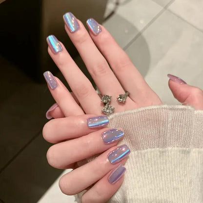 Glitter Aurora Kattöga Gellack