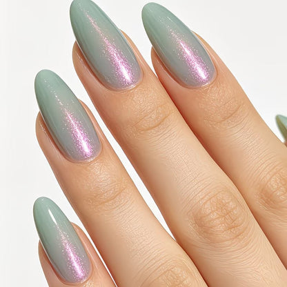 Glitter Aurora Kattöga Gellack