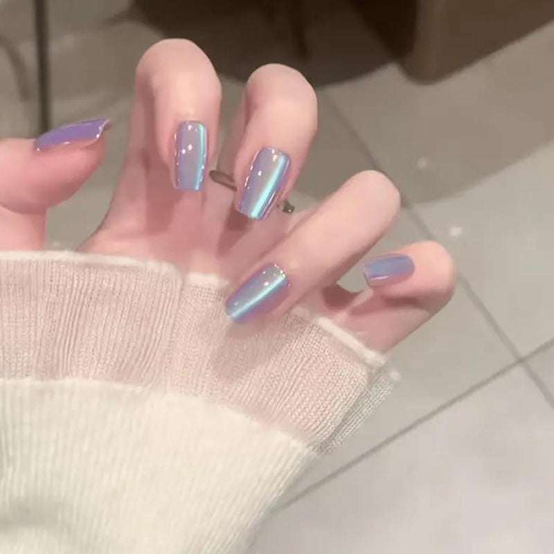 Glitter Aurora Kattöga Gellack