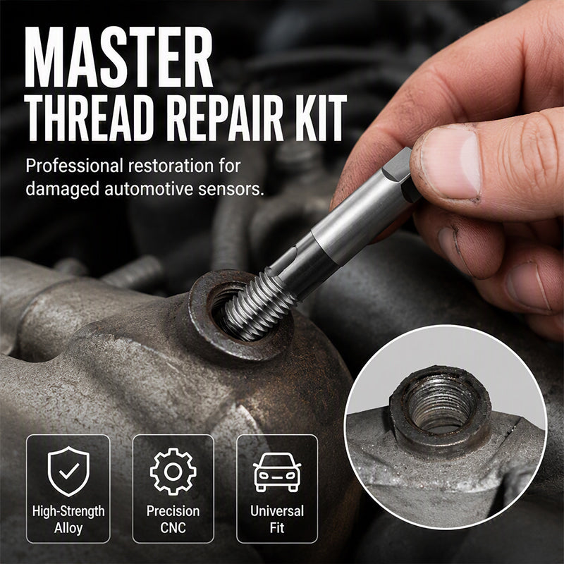 🔧 2026 Rea — Över 23 400 sålda! 🔩 Avgasrrör Gängjagare & Lambdasond Reparationsverktyg
